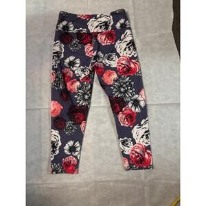 Balance Collection Floral Yoga Capri Pants No Size Exercise Running Gym Athlete